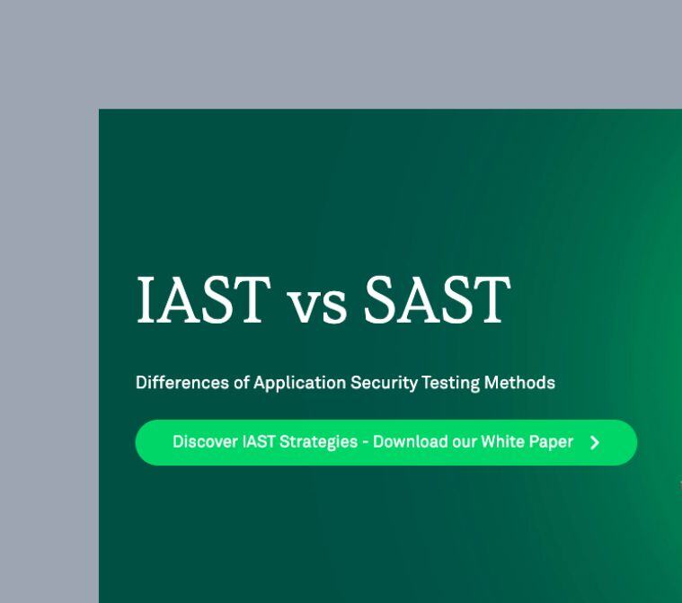 IAST vs SAST
